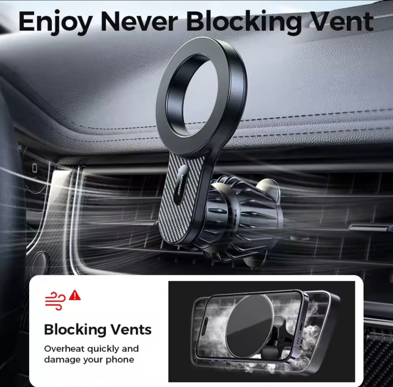 SnapDrive™ Magnetic Vent Mount Universal Phone Holder